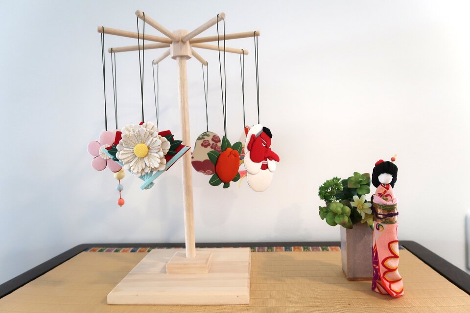 縁起物押絵の飾り物 No,3 | iichi 日々の暮らしを心地よくする