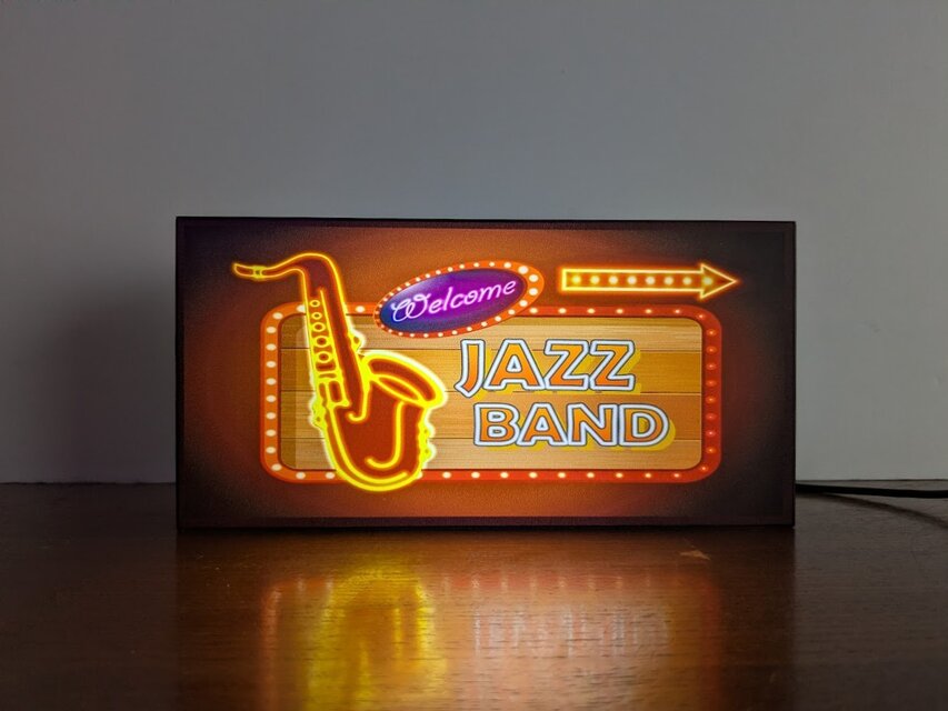 オーダー無料】ジャズ JAZZ BAND ジャズ喫茶 音 レコード レトロ 店舗