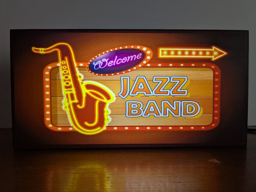 オーダー無料】ジャズ JAZZ BAND ジャズ喫茶 音 レコード レトロ 店舗