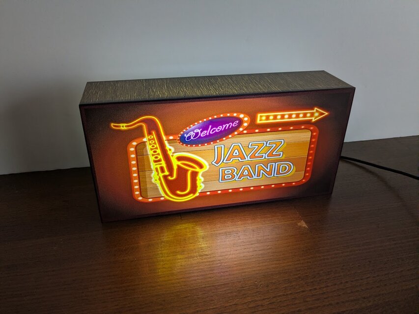 オーダー無料】ジャズ JAZZ BAND ジャズ喫茶 音 レコード レトロ 店舗