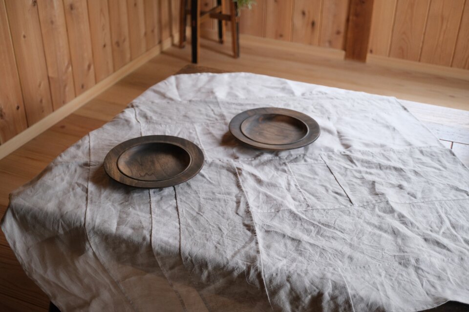 大判パッチワーククロス（約97×97cm）｜リネン｜風呂敷・マルチクロス