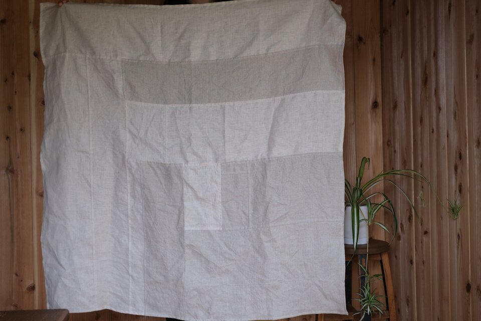 大判パッチワーククロス（約97×97cm）｜リネン｜風呂敷・マルチクロス