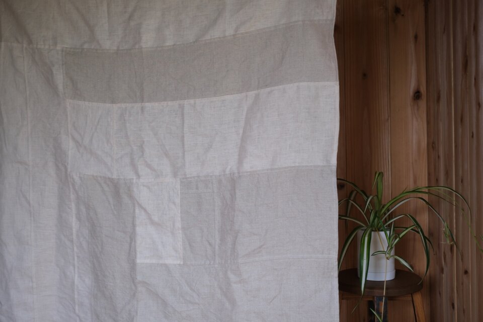 大判パッチワーククロス（約97×97cm）｜リネン｜風呂敷・マルチクロス