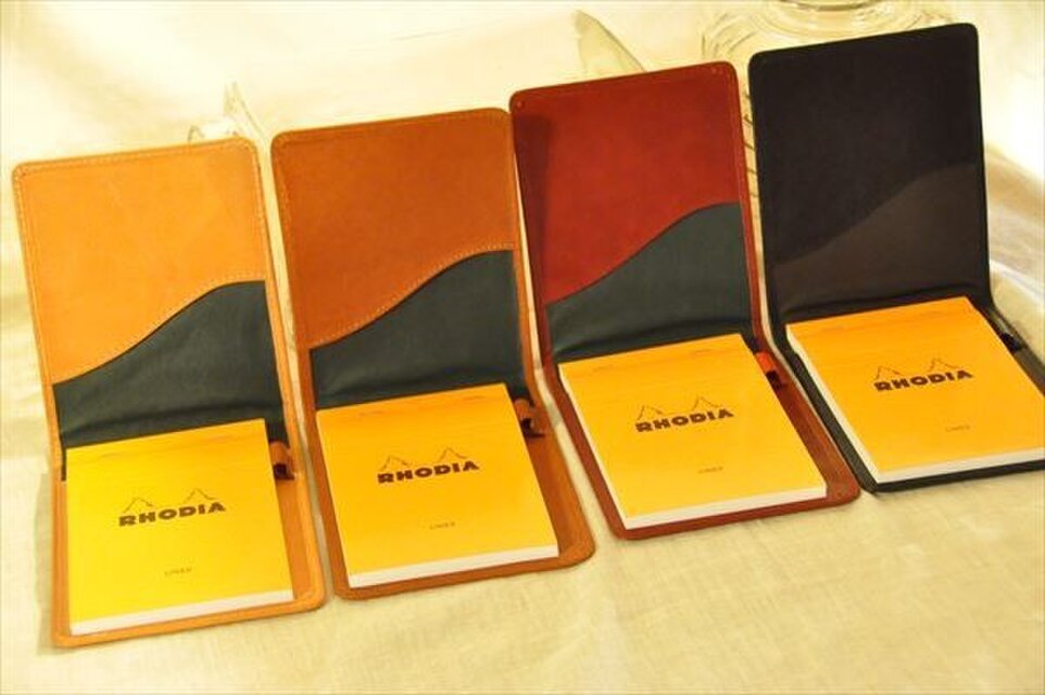 RHODIA No.13メモ帳付き レザーカバー | iichi 日々の暮らしを心地よく