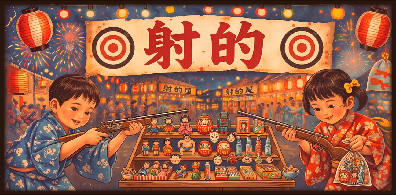 オーダー無料】射的 ゲーム お祭り 縁日 昭和レトロ 的当て ダーツ