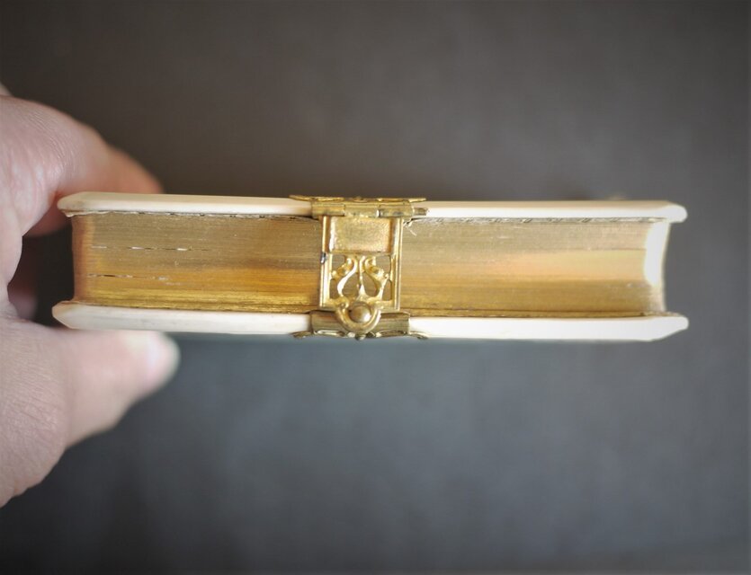 ミニ祈祷書 Andenken an die heilige Firmung 金の刻印 1897年 ドイツ