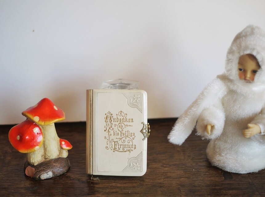 ミニ祈祷書 Andenken an die heilige Firmung 金の刻印 1897年 ドイツ
