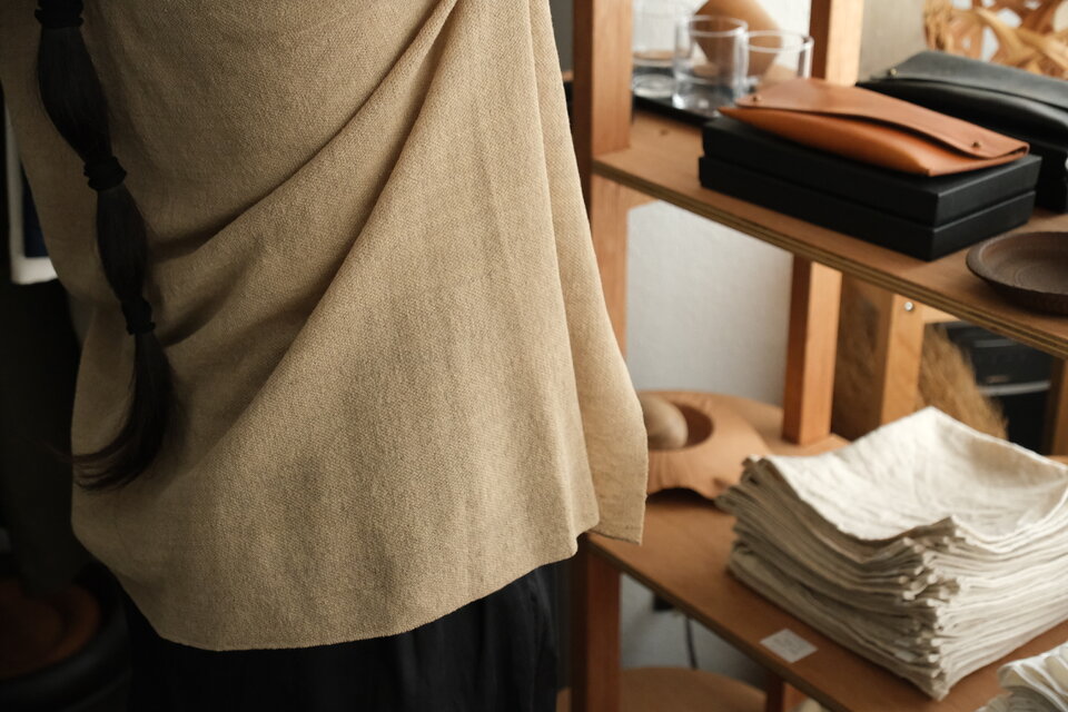 enrica linen knit jacket｜BEIGE | iichi 日々の暮らしを心地よくする