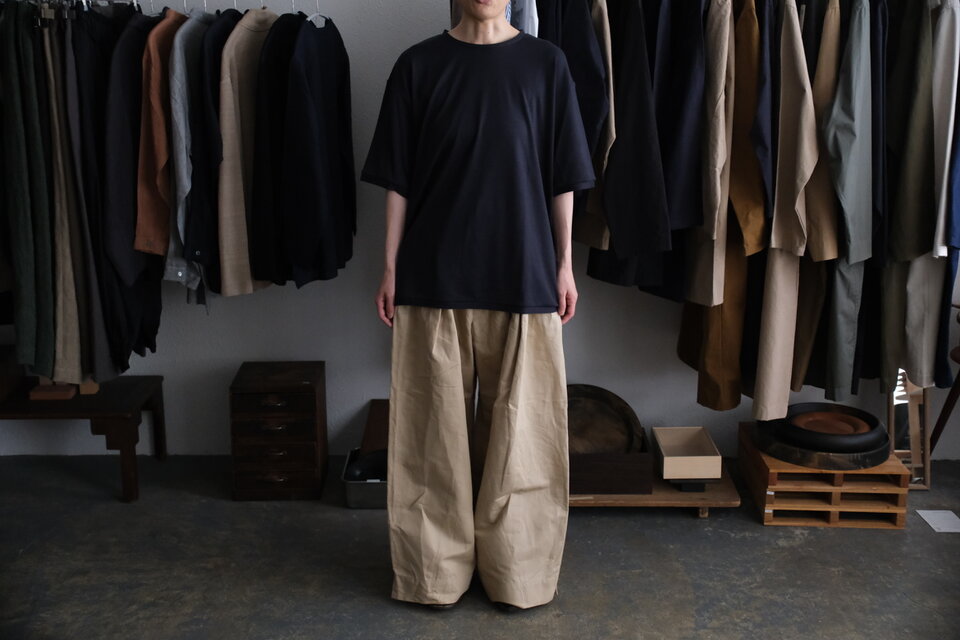 new】enrica bagasse chino pants｜BEIGE｜PANTS145 | iichi 日々の