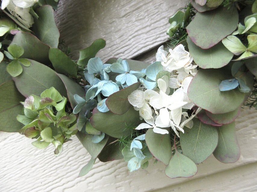 ユーカリと紫陽花 | iichi 日々の暮らしを心地よくするハンドメイドや