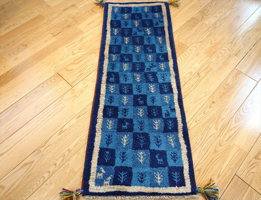 115x43cm ペルシャギャッベ ランナー (ギャベ) ペルシャ絨毯 ギャッベ 115x43cm ペルシャギャッベ ランナー (ギャベ) ペルシャ絨毯 ギャッベ