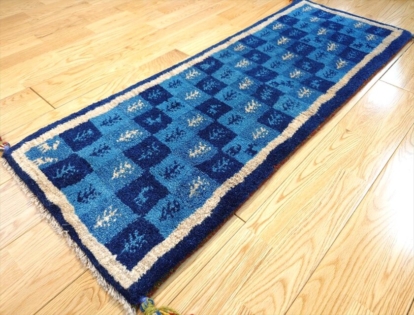 115x43cm ペルシャギャッベ ランナー (ギャベ) ペルシャ絨毯 ギャッベ 115x43cm ペルシャギャッベ ランナー (ギャベ) ペルシャ絨毯 ギャッベ