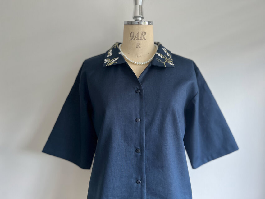 即発送♡ 5月のお花のお洋服：鈴蘭（半袖ブラウス） | iichi 日々の