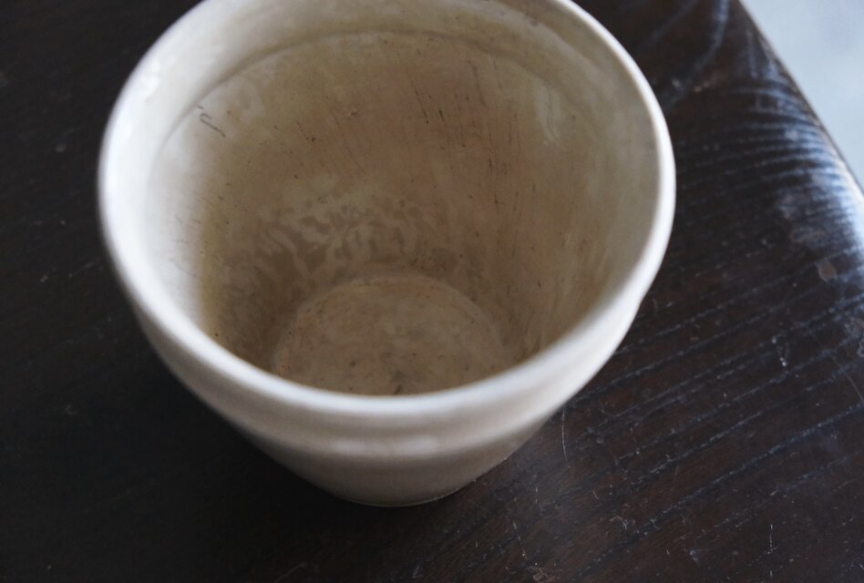 Creil & Montereau コンフィチュール ジャム ポット 白陶器 フランス
