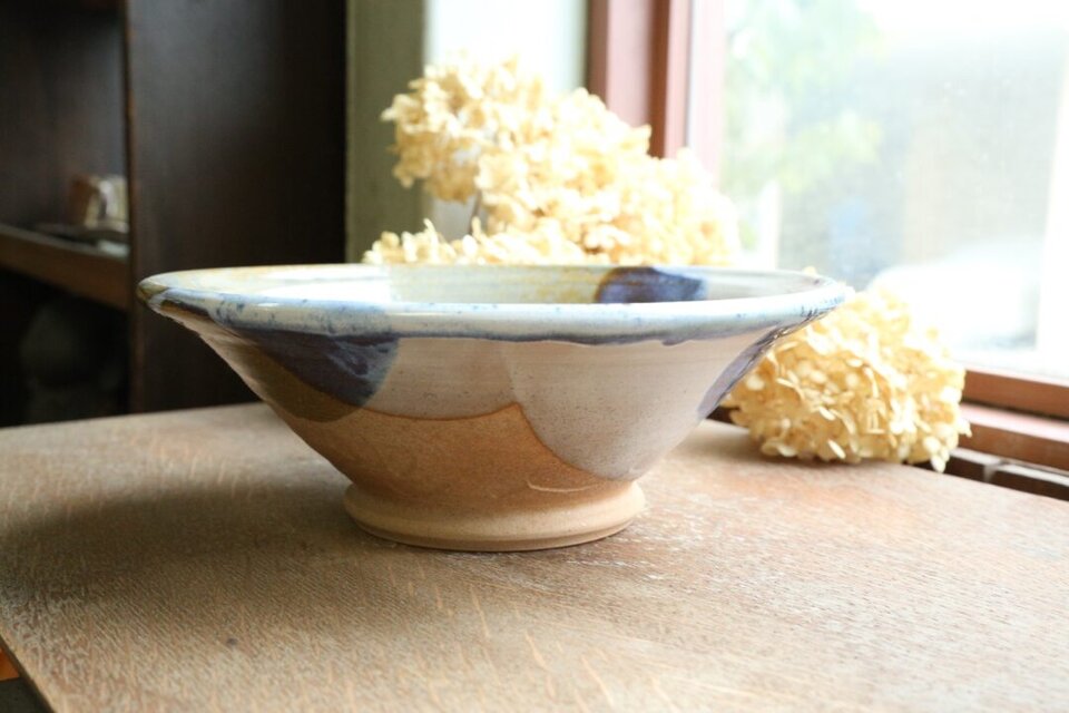 そらいろ⭐︎新品　陶器　陶芸作家　不揃い商品10個 605 今城焼】鉢・そらいろの青 | iichi 日々の暮らしを心地よくする