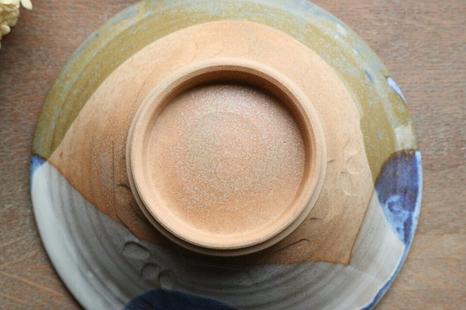 そらいろ⭐︎新品　陶器　陶芸作家　不揃い商品10個 605 今城焼】鉢・そらいろの青 | iichi 日々の暮らしを心地よくする