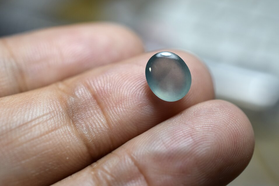 RS13-77 宝石質 氷種 水青色 クリア グアテマラ産 天然 A貨 本翡翠