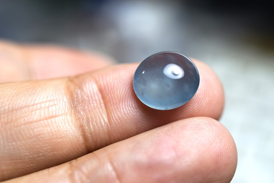 RS13-85 上品 宝石質 氷種 青色飃雪花 クリア グアテマラ産 天然 A貨