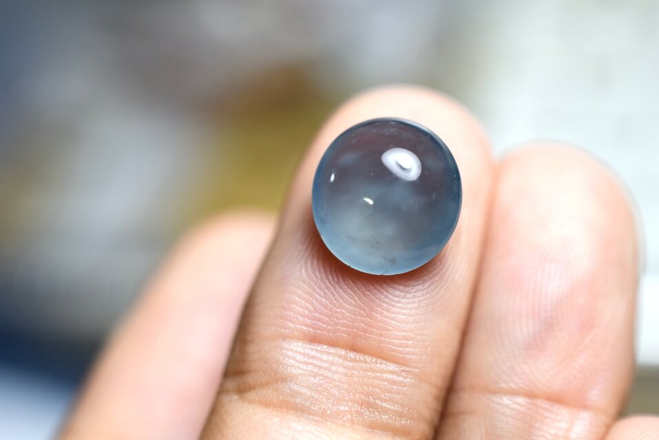 天然　青翡翠 RS13-85 上品 宝石質 氷種 青色飃雪花 クリア グアテマラ産 天然 A貨