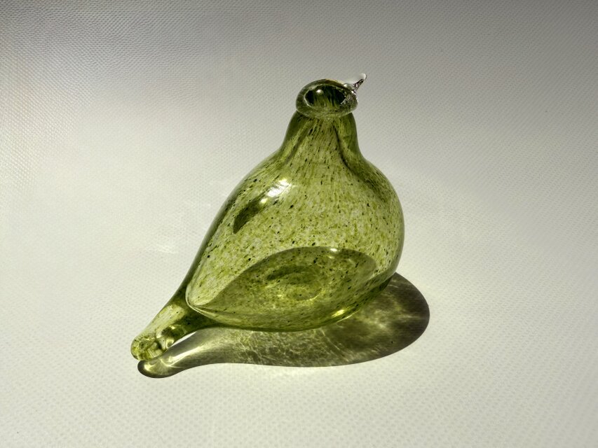 Nuutajarvi Oiva Toikka Golden-Crested Kinglet グリーン / オイバ