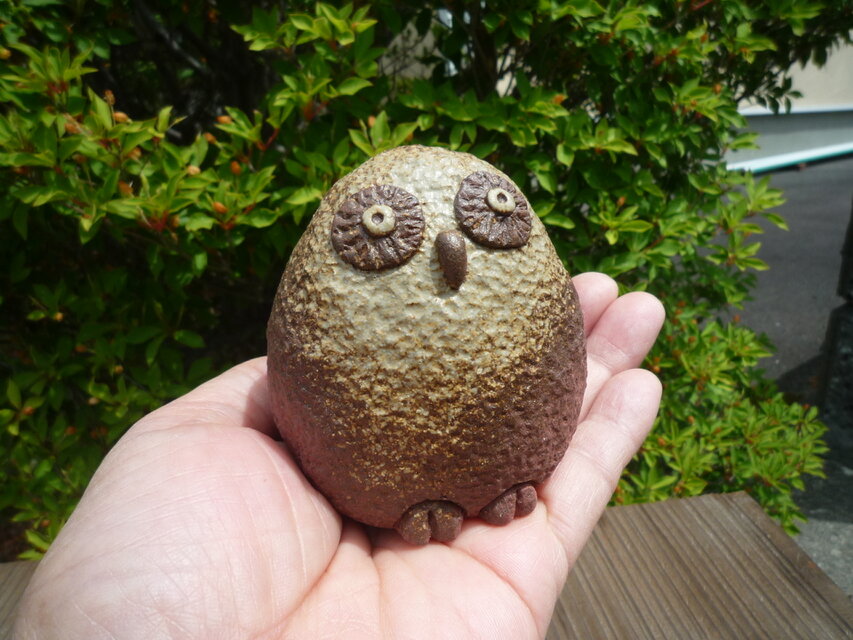 ふくろうの置物 大 | iichi 日々の暮らしを心地よくするハンドメイドや