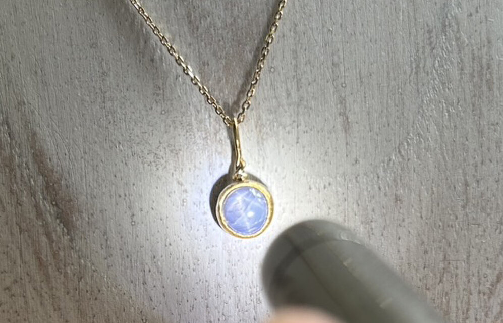 Costar k14サファイア ペンダント ネックレス-美品 CIRCOLO1901 