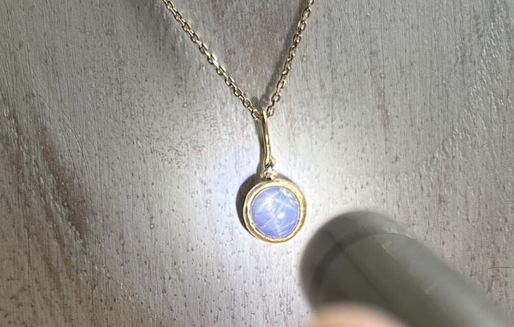 K24純金◇スター・サファイア◇1.70CT◇ ペンダントトップ | iichi 