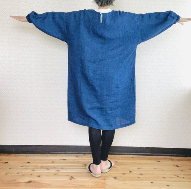 割烹着（長め丈） | iichi 日々の暮らしを心地よくするハンドメイドや
