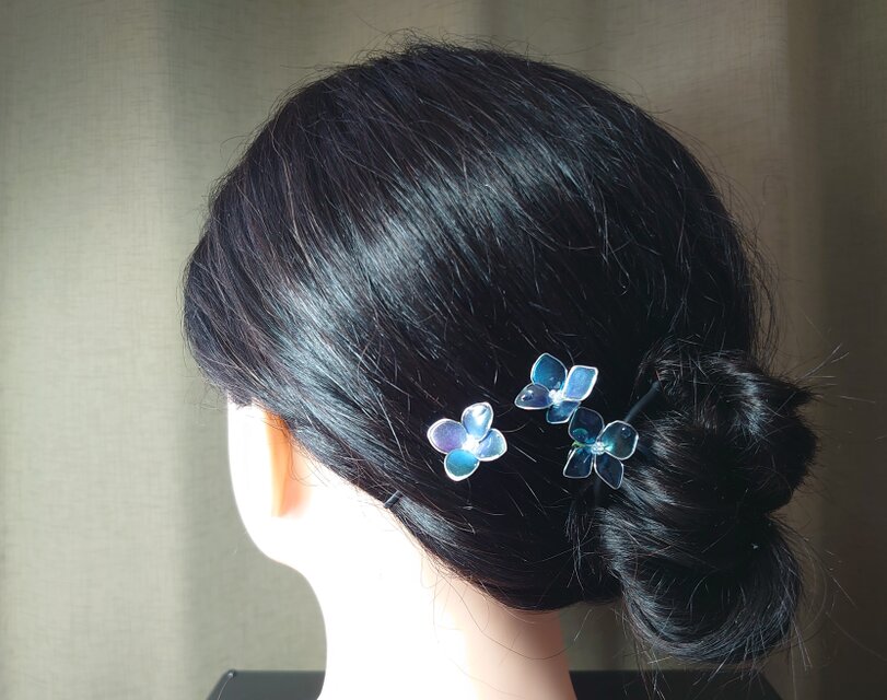 紫陽花【雫】 | iichi 日々の暮らしを心地よくするハンドメイドや