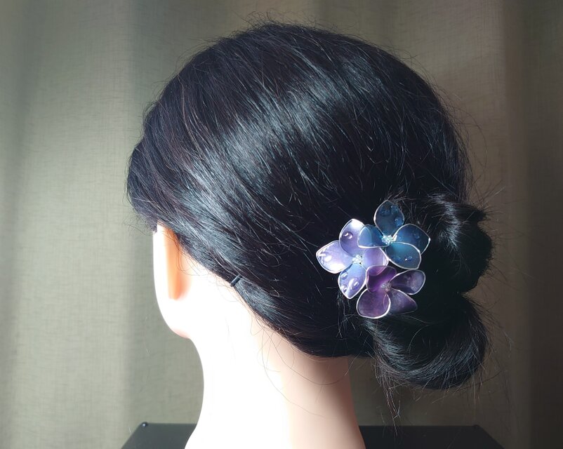 紫陽花【雫】 | iichi 日々の暮らしを心地よくするハンドメイドや