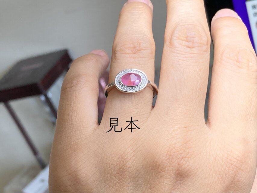 RG99 台座 5x7mm 金具 空枠 石枠 カボション ファセット リング 指輪