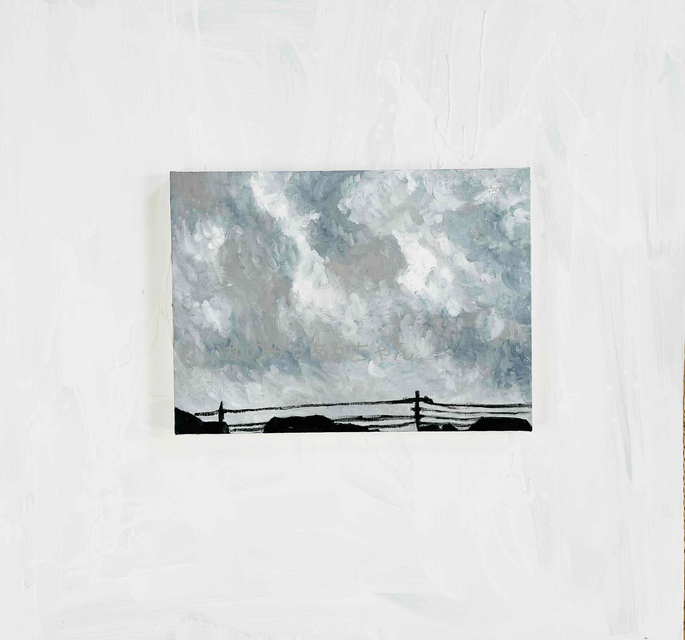 油彩画　原画「近所の風景」絵画 P8（33×46㎝）アート 　キャンバス 原画・油彩「近所の風景」絵画 P8（33×46㎝）アート ・キャンバス