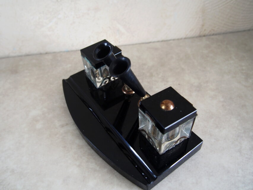 ガラスインク瓶・ペンスタンド 卓上文具 | iichi 日々の暮らしを