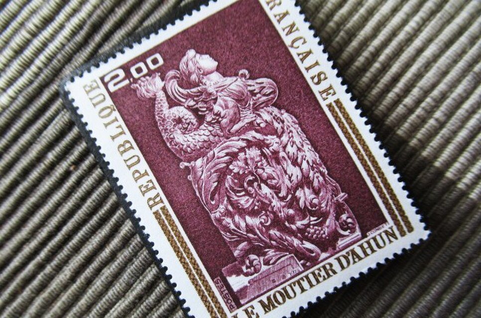 フランス 美術1973年 切手ブローチ10964 | iichi 日々の暮らしを