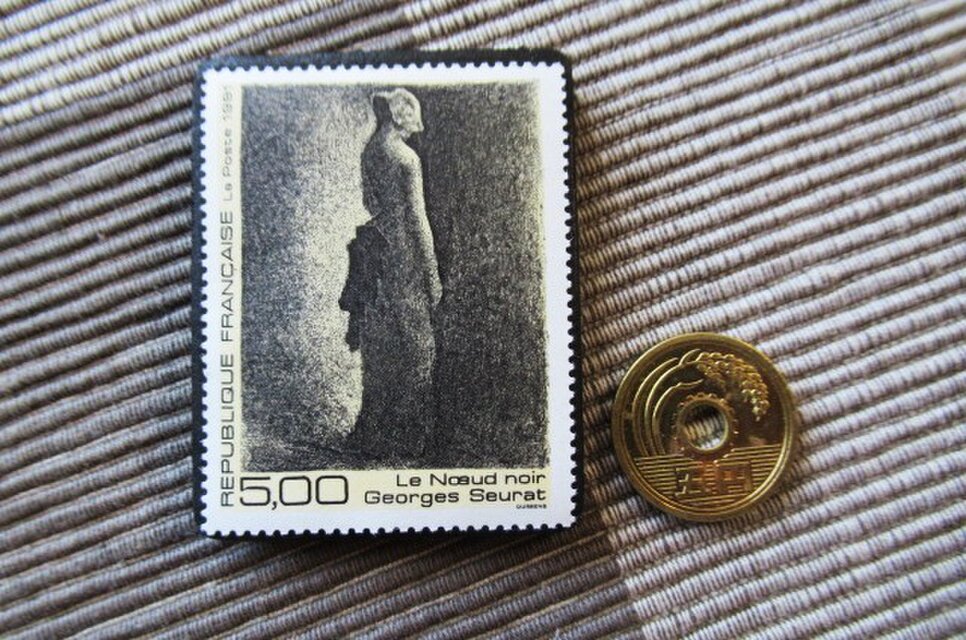 フランス 美術1991年 切手ブローチ10974 | iichi 日々の暮らしを