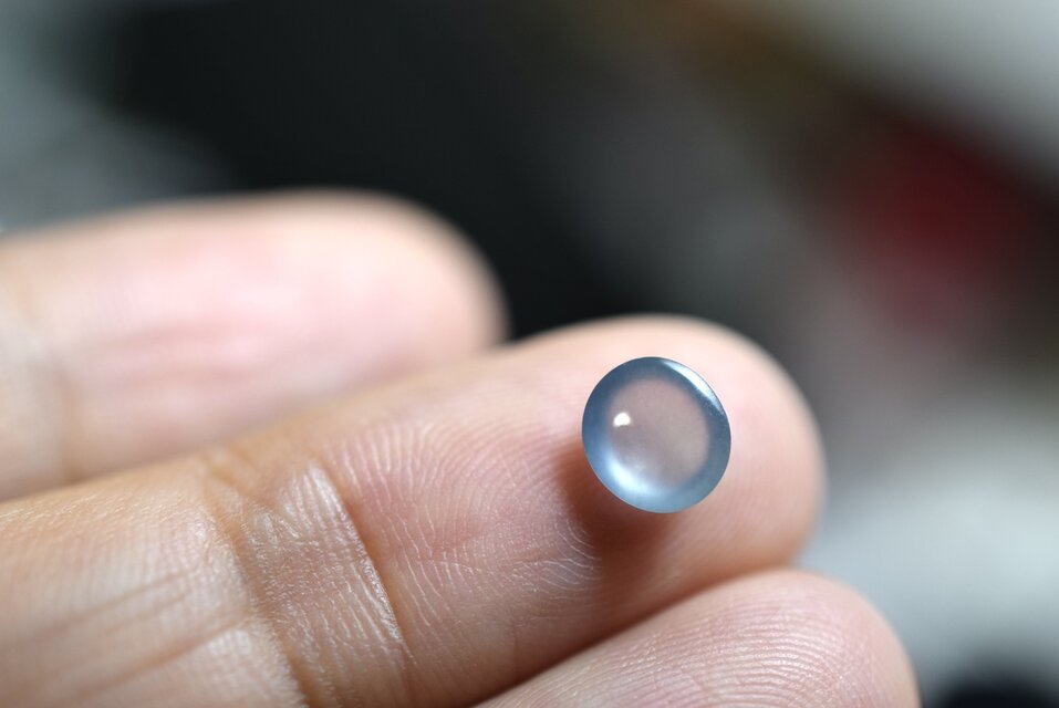 RS13-91 極品 宝石質 ガラス種 水青色 グアテマラ産 天然 A貨 本翡翠