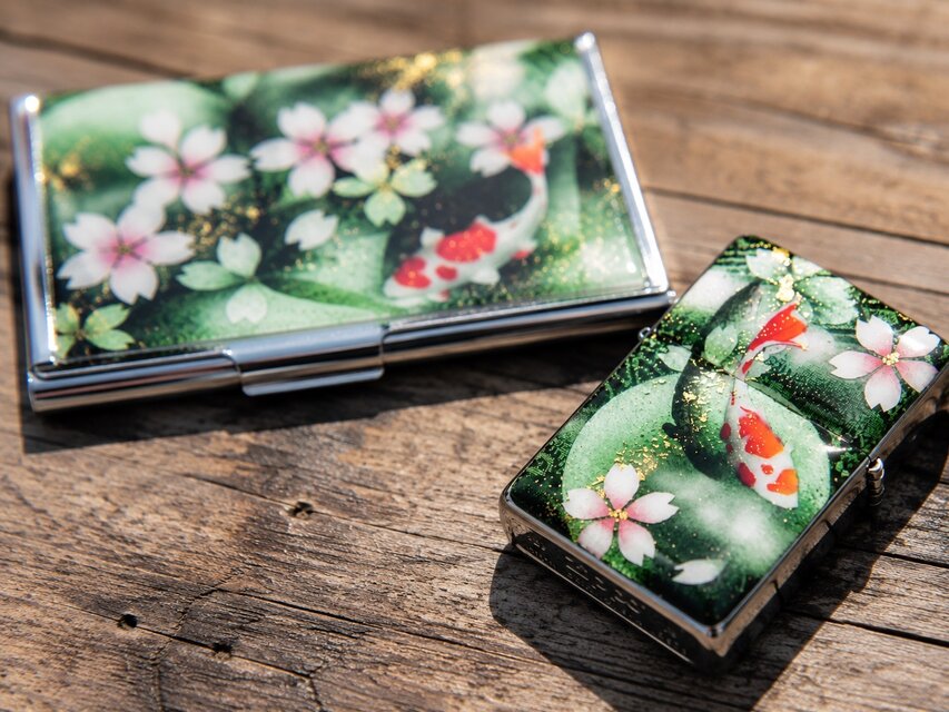 zippoケース ライター ジッポ 和柄 工芸 職人 送料無料 名入れ 桜