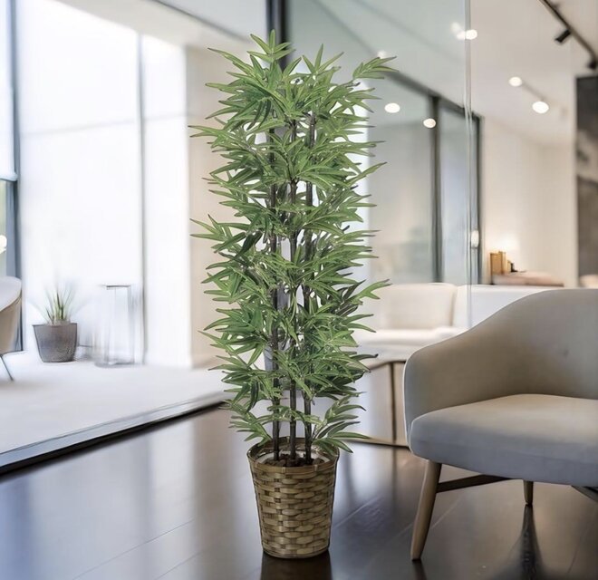 光触媒 人工観葉植物 ウォールグリーン フェイクグリーン 黒竹 | iichi