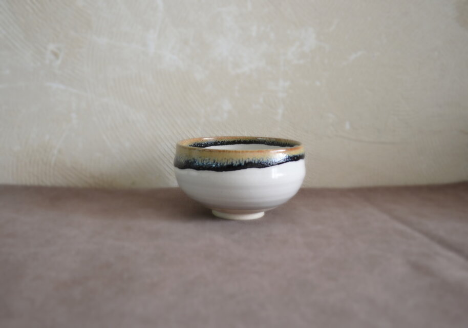 京焼 抹茶茶碗 1客 モダンな配色 箱なし | iichi 日々の暮らしを