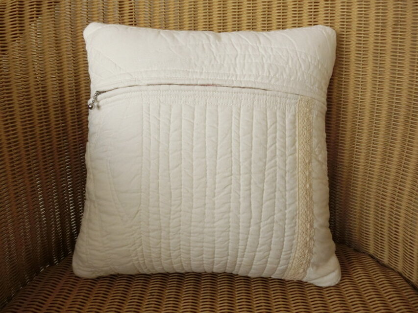 A・アンティークキルトパッチクッションカバー 30㎝×30cm | iichi