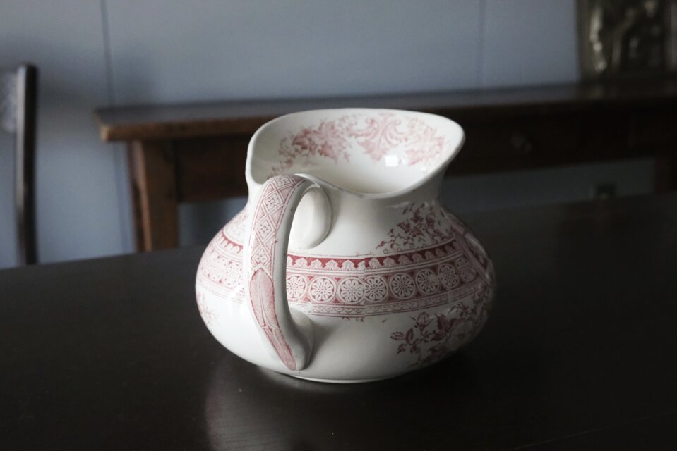 Sarreguemines Parisia パリシア ブロ ピシェ 花瓶 花器 フランス