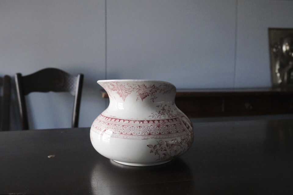 Sarreguemines Parisia パリシア ブロ ピシェ 花瓶 花器 フランス