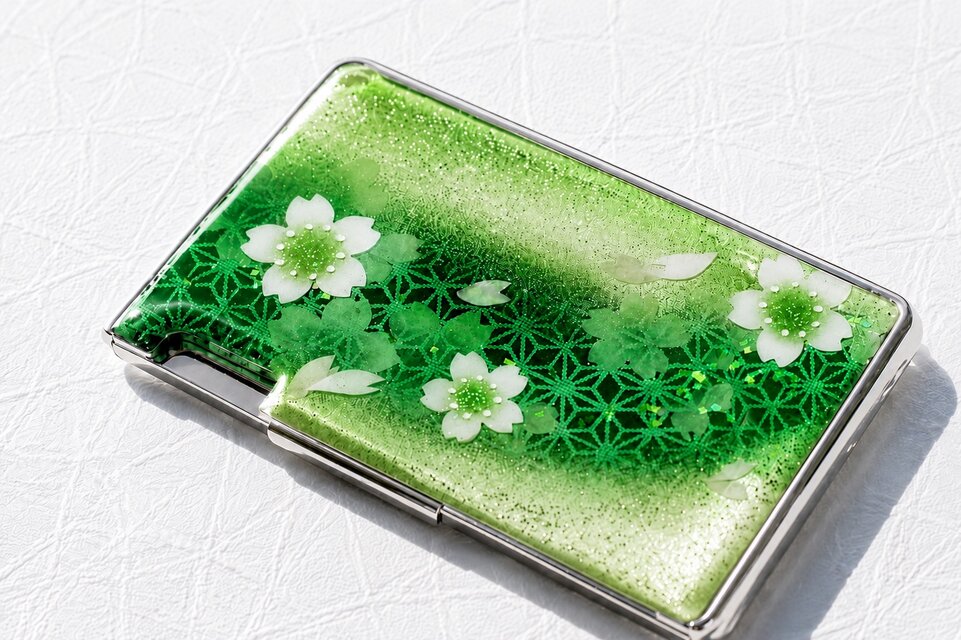 ミンティアケース 『可』 和柄 和風 和雑貨 桜 工芸 職人 手作り