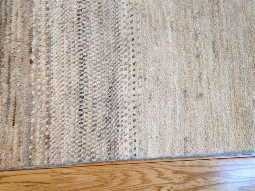 ハンドメイド 夏は涼しく冬は暖かい オールシーズン天然無染ラグ