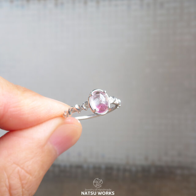 バイカラー トルマリン リング / bi-color Pink Tourmaline Ring 278