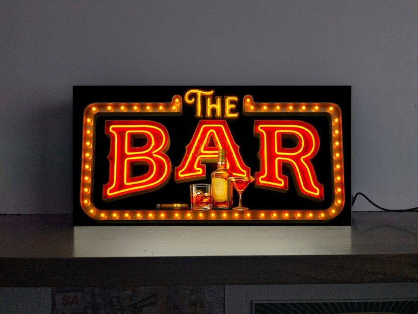 オーダー無料】THE BAR ショットバー パブ スナック 酒場 レトロ 店舗