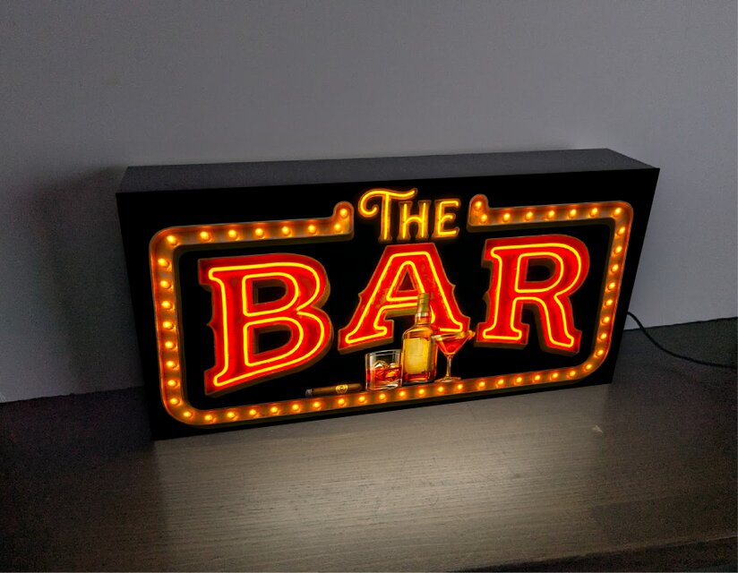 オーダー無料】THE BAR ショットバー パブ スナック 酒場 レトロ 店舗