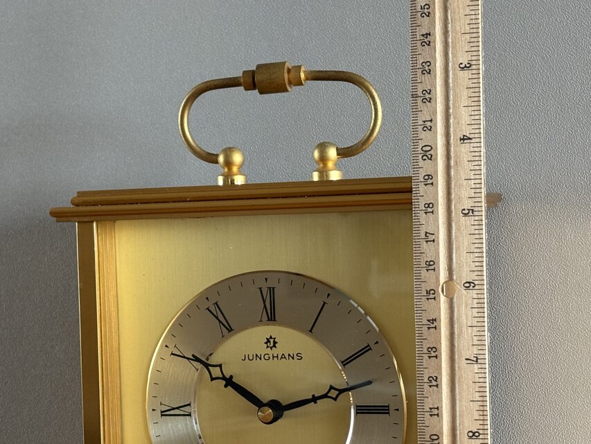 希少　ドイツ　JUNGHANS ユンハンス　掛時計　アンティーク　不動品 ドイツの古き良き時代を感じさせる、JUNGHANS（ユンハンス）製の置時計