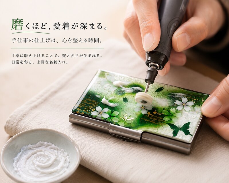 名刺入れ『沙』カードケース 和柄 和風 桜 伝統工芸 職人 手作り