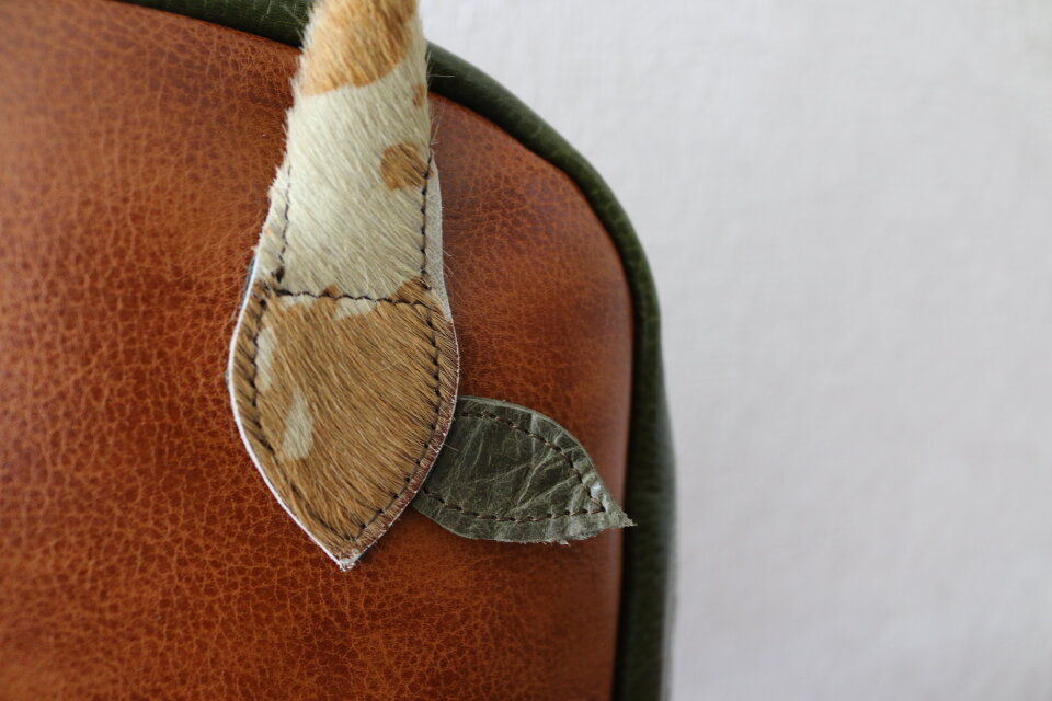 ディープグリーン×アンティークレザーのボストンbag | iichi 日々の